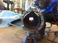 view down axle while welding.JPG