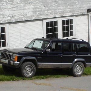 In front of our barn