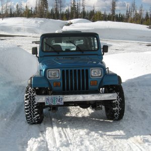 My YJ on Skyline Road