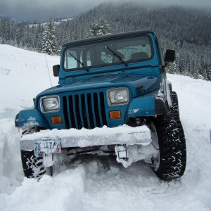 My YJ on Skyline Road