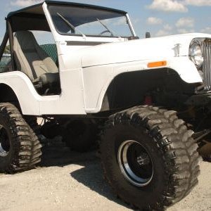 white 75 CJ5