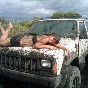 Media 'jakbobs jeep at the salt flats' in category 'Cherokee'