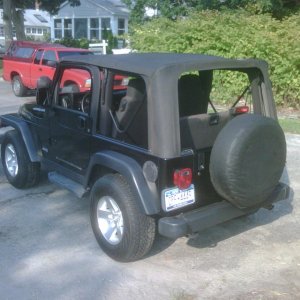 '04 Rubicon at the beach