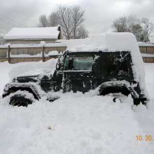 October SNOW? 2 FEET