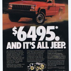 1987 Jeep Comanche