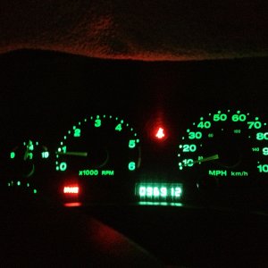 LED dash change