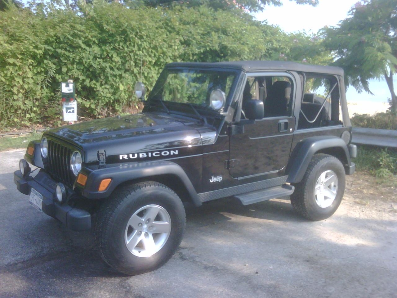 '04 Rubicon at the beach