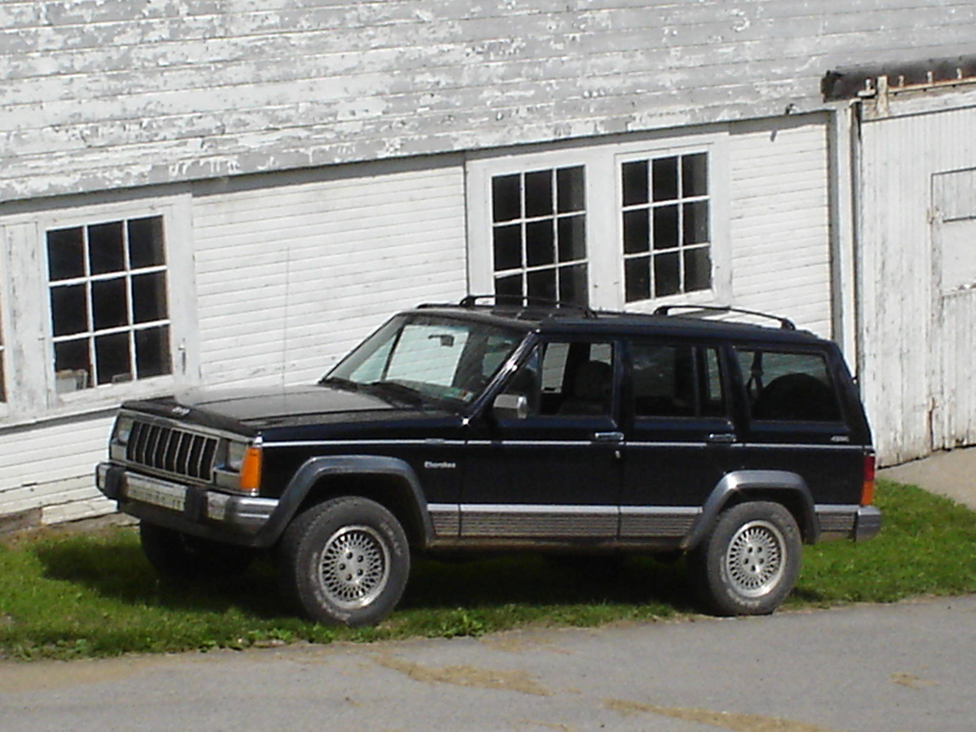 In front of our barn