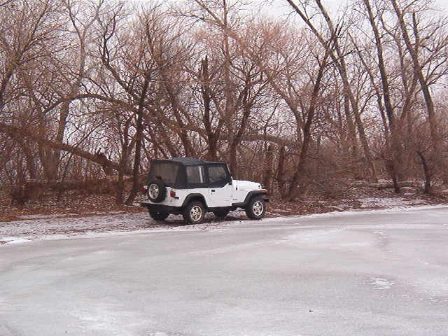 Jeep on Ice