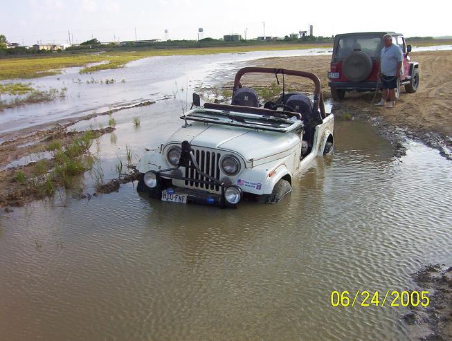 my 2002 pulling out my 82 CJ