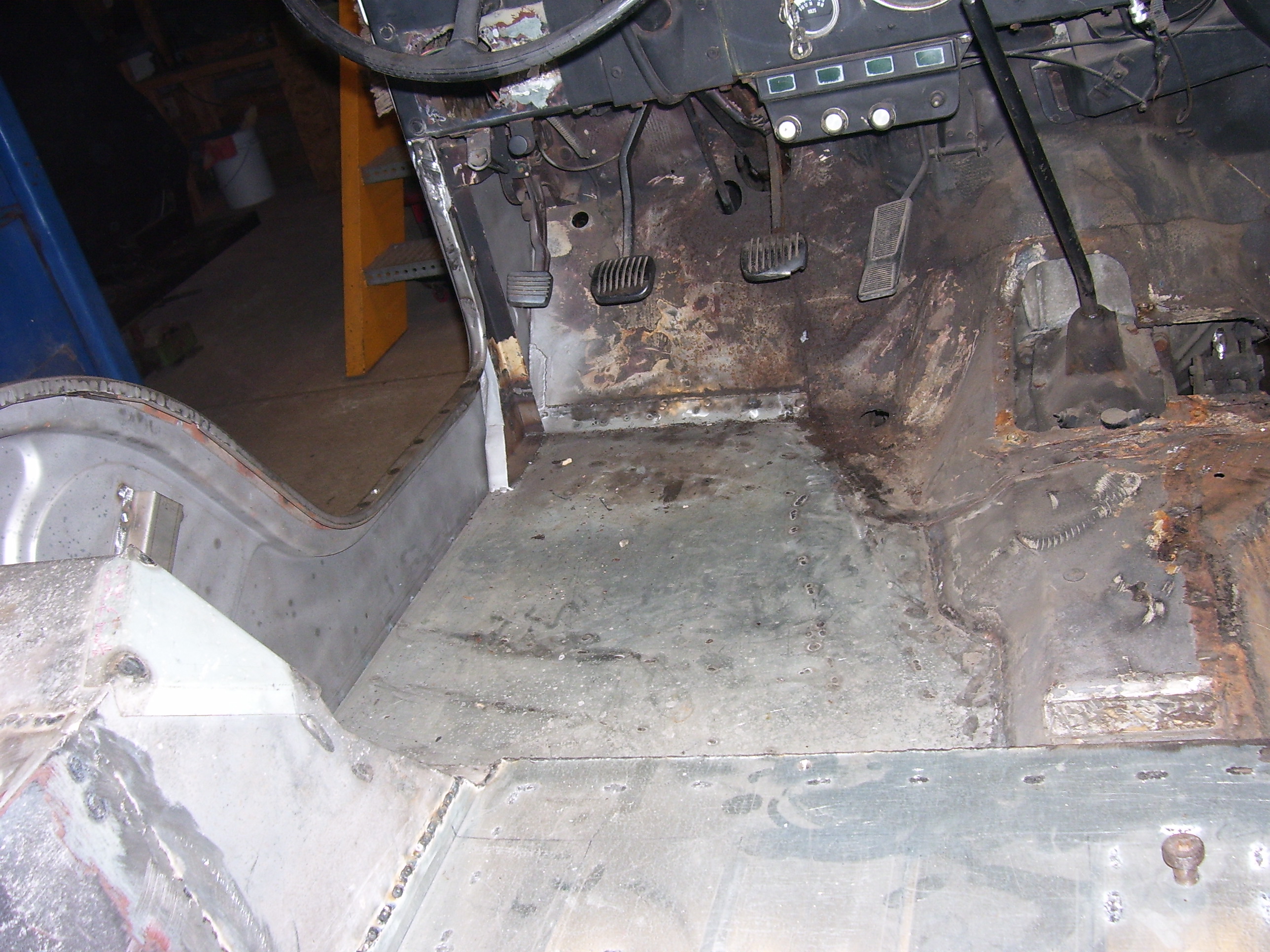 New drive side floor pan