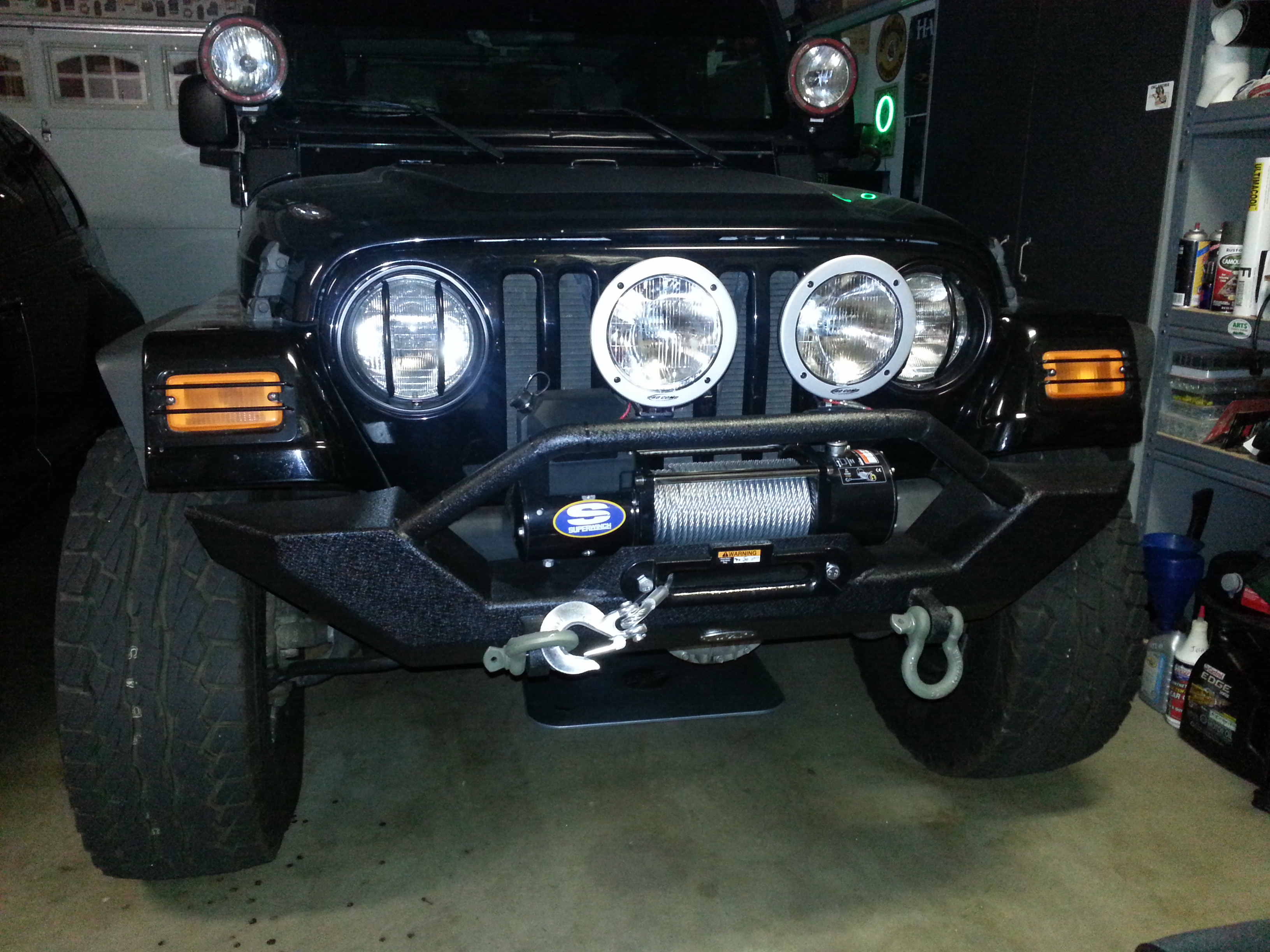 new winch installed