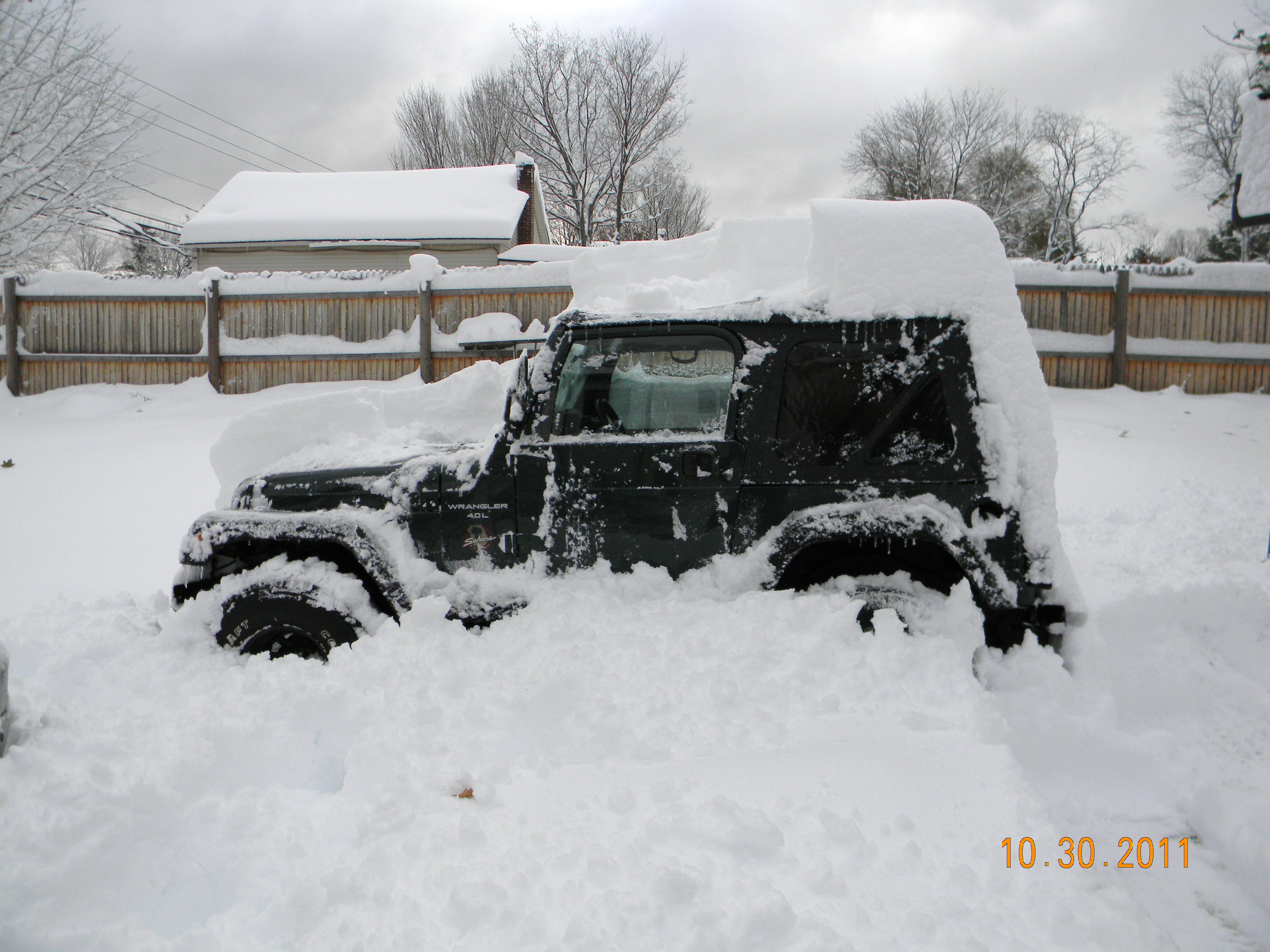 October SNOW? 2 FEET