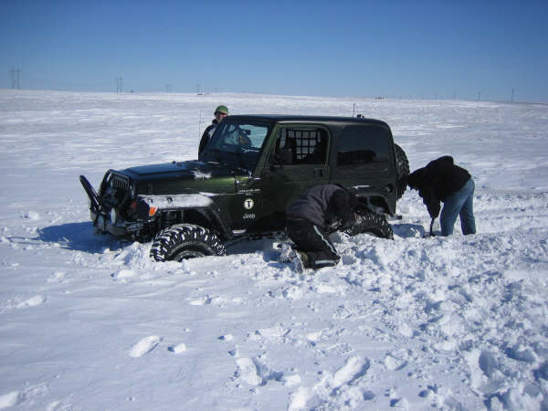 snow wheelin'